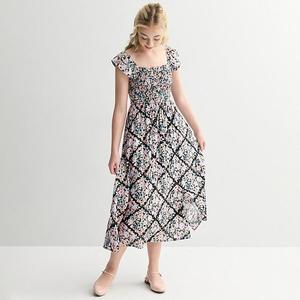 Платье миди для девочек 7-16 лет в стиле пэчворк Limited Too