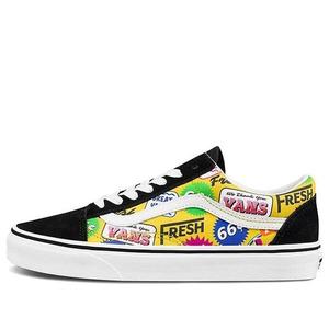 Кроссовки old skool colored letters multicolor multi-color Vans, мультиколор