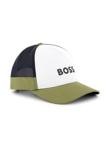 BOSS Kidswear бейсболка с логотипом, зеленый
