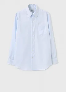 Классическая рубашка в елочку с пуговицами