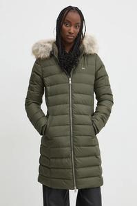 Пуховая куртка Tommy Jeans, зеленый