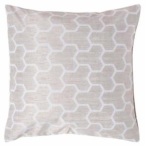 Наволочка Homescapes mit geometrischem Muster, 60x1x60 см, натуральный