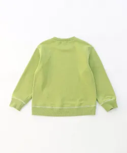 Толстовка с логотипом "Цвета Японии", выполненным тройной строчкой Comme Ca Ism, цвет Light Green (Green)