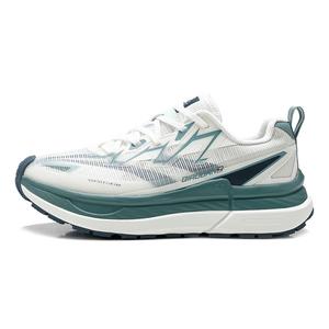 QIAODAN Сухие, нескользящие, износостойкие, низкие, повседневные туфли, мужские, белые, зеленые