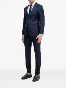 Брюки с манжетами Boss, синий