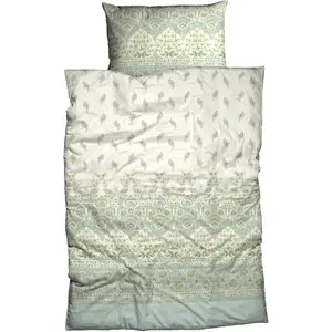 Постельное белье CASATEX «Jolie», элегантный дизайн с нежными цветочными узорами и нежными тонами, цвет salbei/grün
