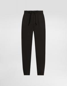 Джерси брюки для бега Dolce & Gabbana, черный
