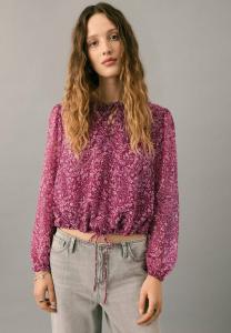 Блуза Mango Kids TEEN, Bordeaux /Bordeaux