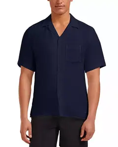 Льняная рубашка для боулинга Vilebrequin, синий