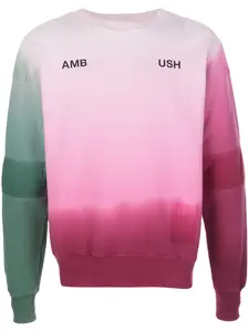 Толстовка с эффектом омбре и логотипом AMBUSH, розовый