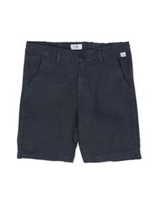 Il Gufo льняные шорты-бермуды, синий