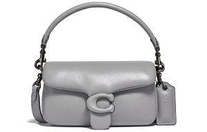 Сумка Tabby из овчины, облачная сумка, подмышечная сумка, мини-кроссбоди через плечо для женщин granite gray COACH