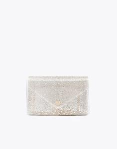 Виниловый клатч Positano в золоте Carvela