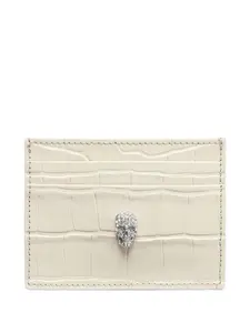 Картхолдер с тиснением под крокодила Philipp Plein, нейтральный