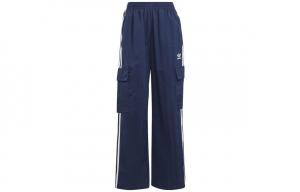 Повседневные брюки с тремя полосками для мужчин, цвет «полночный индиго» Adidas Originals, индиго