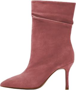 Изысканные ботильоны на шпильке с зауженным носком и плиссировкой для модных женщин WINDBXYB, Pink