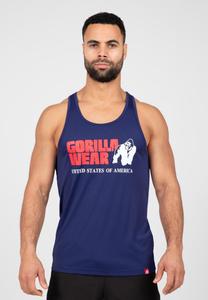 GORILLA WEAR Классическая тренировочная майка - тёмно-синяя