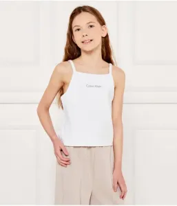 Топ regular fit Calvin Klein Jeans, белый