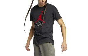 Футболка Jumpman мужская черная/красная Jordan, черный/красный