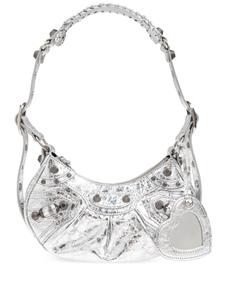 Сумка на плечо Balenciaga Le Cagole XS, серебристый