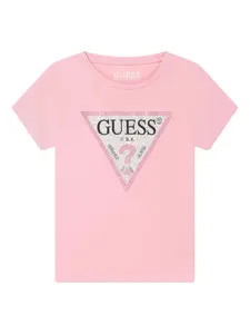 Базовая футболка Guess Kids, розовый