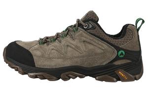 Амортизирующие противоскользящие износостойкие и водостойкие низкие уличные кроссовки мужские Khaki HUMTTO