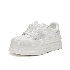 Низкие женские скейтерские кеды HR, белый