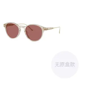 COACH Ацетатные металлические солнцезащитные очки неправильной формы для женщин прозрачные песочные, Transparent Sand