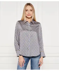 Сатиновая рубашка блия Regular fit Joop!, синий