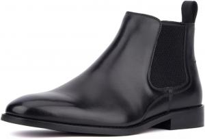 Женские ботильоны Zszszsu с круглым носком, низким массивным каблуком, короткой голенью, удобные ботинки Челси без застежки для вечеринок, свиданий и повседневной носки, размеры US 4-16, Black