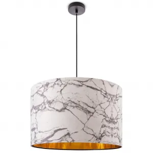 Подвесной светильник Kraft 525 E27, потолочная лампа, гостиная, подвесная лампа для столовой, мрамор белый, E27 Paco Home, черный