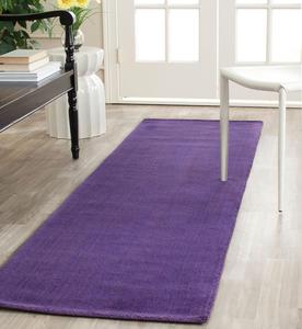 Ковер SAFAVIEH, 69 x 244 см, Himalaya Collection Runner, Purple, ручной работы из шерсти, идеален для помещений с высокой проходимостью в гостиной, спальне (HIM610B)
