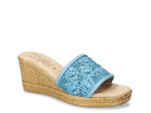 Сандалии Easy Street Ricci Wedge Sandal, светло-голубой