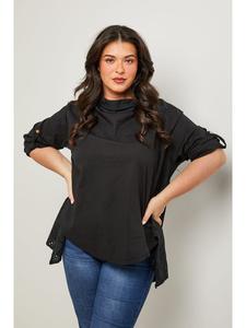 Блузка Curvy Lady, черный