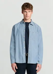 Однотонная рубашка Calliope, Blu Denim Medio