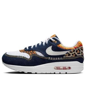Кроссовки air max 1 premium 'denim leopard' Nike, синий