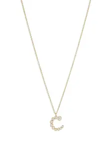 Колье Soprano C из переработанного желтого золота с бриллиантами Sophie Bille Brahe, золотой