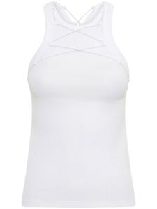 Dion Lee топ Lock с кулиской, белый