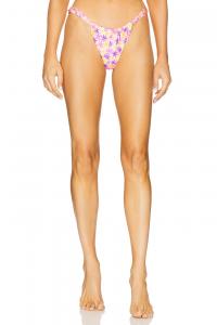 Складчатые трусики-стринги для бикини Kulani Kinis, daisy dreamer