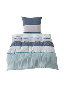 Постельное белье Hamburg синего цвета Traumschlaf, 200x200 (2x 80x80 см)