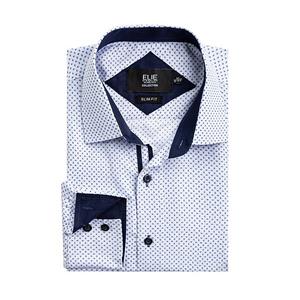 Стильная принтованная рубашка для мальчиков slim fit Elie Balleh, Blue