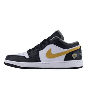 Кроссовки Air 1 Autumn Daisy Shadow Gray износостойкие и легкие низкие винтажные баскетбольные мужские Jordan, черный