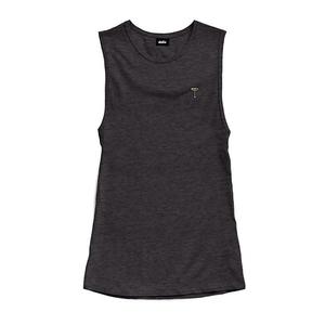 Женский топ muscle tank цвета coffee martini Dalix, Dark Heather