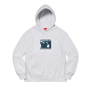 Толстовка Supreme Dog Eat Dog Hooded Sweatshirt, Ash Grey