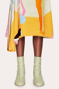 Ботинки Allison Crystal в зеленом цвете STINE GOYA