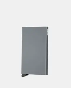 Алюминиевый держатель для карт Secrid, серый