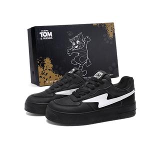 Нескользящие низкие кроссовки для скейтбординга унисекс TALKING TOM, Black White