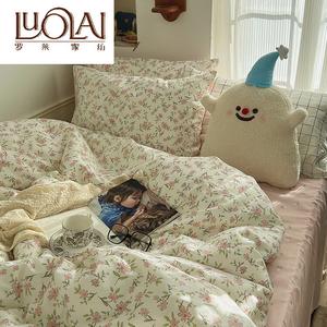 LUOLAI HOME Комплект постельного белья 1,5 спальный, 4 предмета, пододеяльник 200x230 см, цвет Glassware