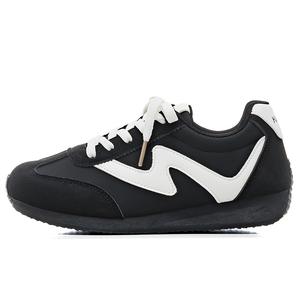 HUANQIU Женские черные низкие повседневные кроссовки Abrasion Resistant, Breathable, Lightweight