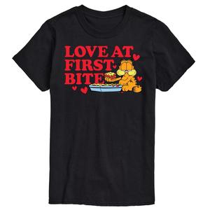 Футболка Big & Tall Garfield Love First Bite License, черный